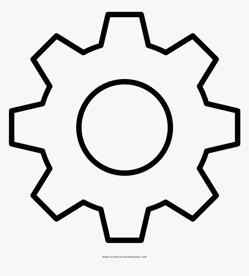 Cog Coloring Page - Transparent Project Manager Icon, HD Png Download