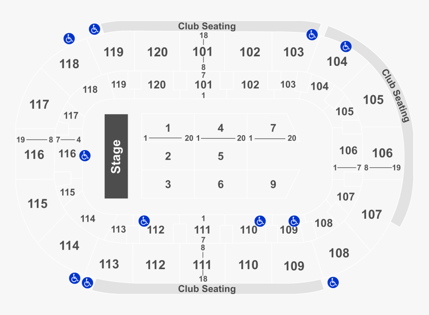 Rudolph The Red-nosed Reindeer At Germain Arena, Estero - K Rock Centre Seating Chart, HD Png Download