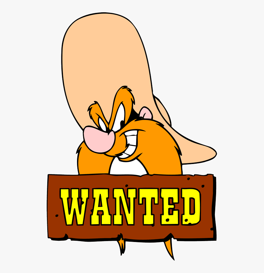 Yosemite Sam Vector - Yosemite Sam Wanted Looney Tunes, HD Png Download
