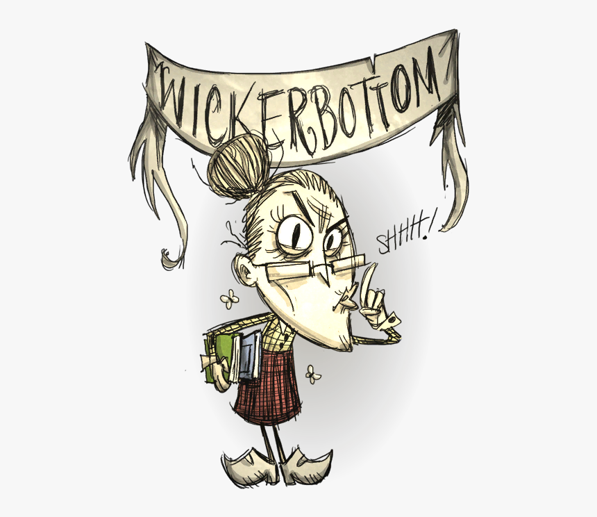 Wickerbottom - Don T Starve Together Characters Names, HD Png Download
