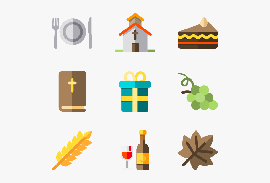 43 Thanksgiving Icon Packs - November Icons, HD Png Download