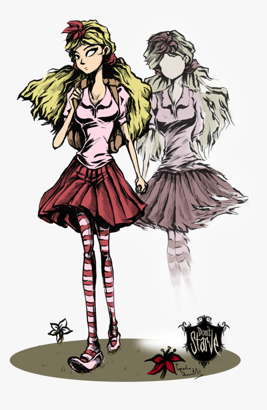 Don T Starve Wendy Abigail By Propimol - Wendy Don T Starve Fan Art, HD Png Download