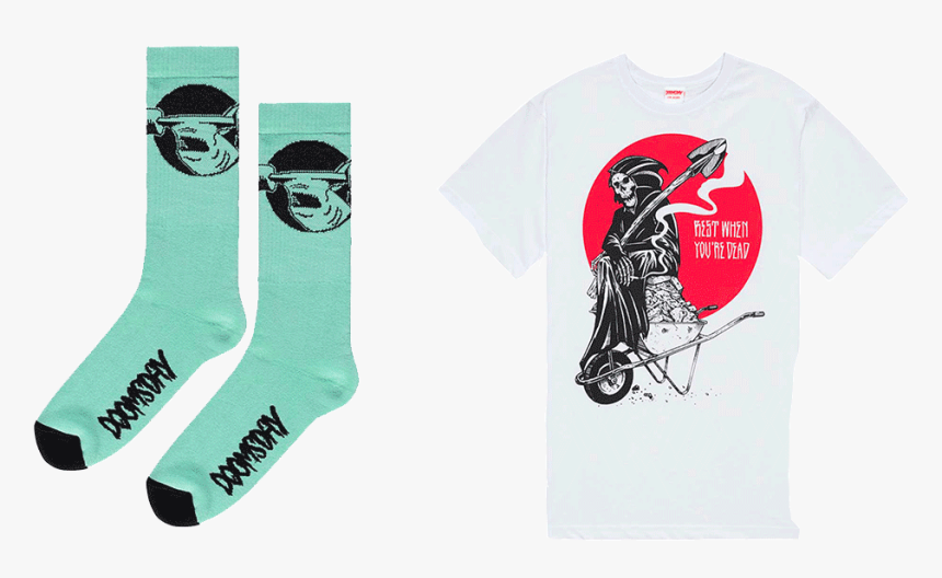 For More Cool Graphics And Apparel Visit Their Website, - Sock, HD Png Download