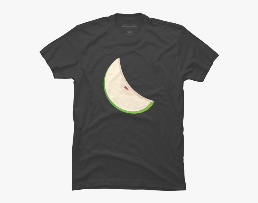 Apple Slice Icon Apparel - Moon, HD Png Download