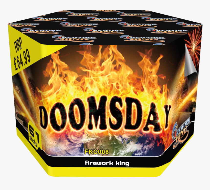 Doomsday 61 Shot Firework Cake - Flame, HD Png Download