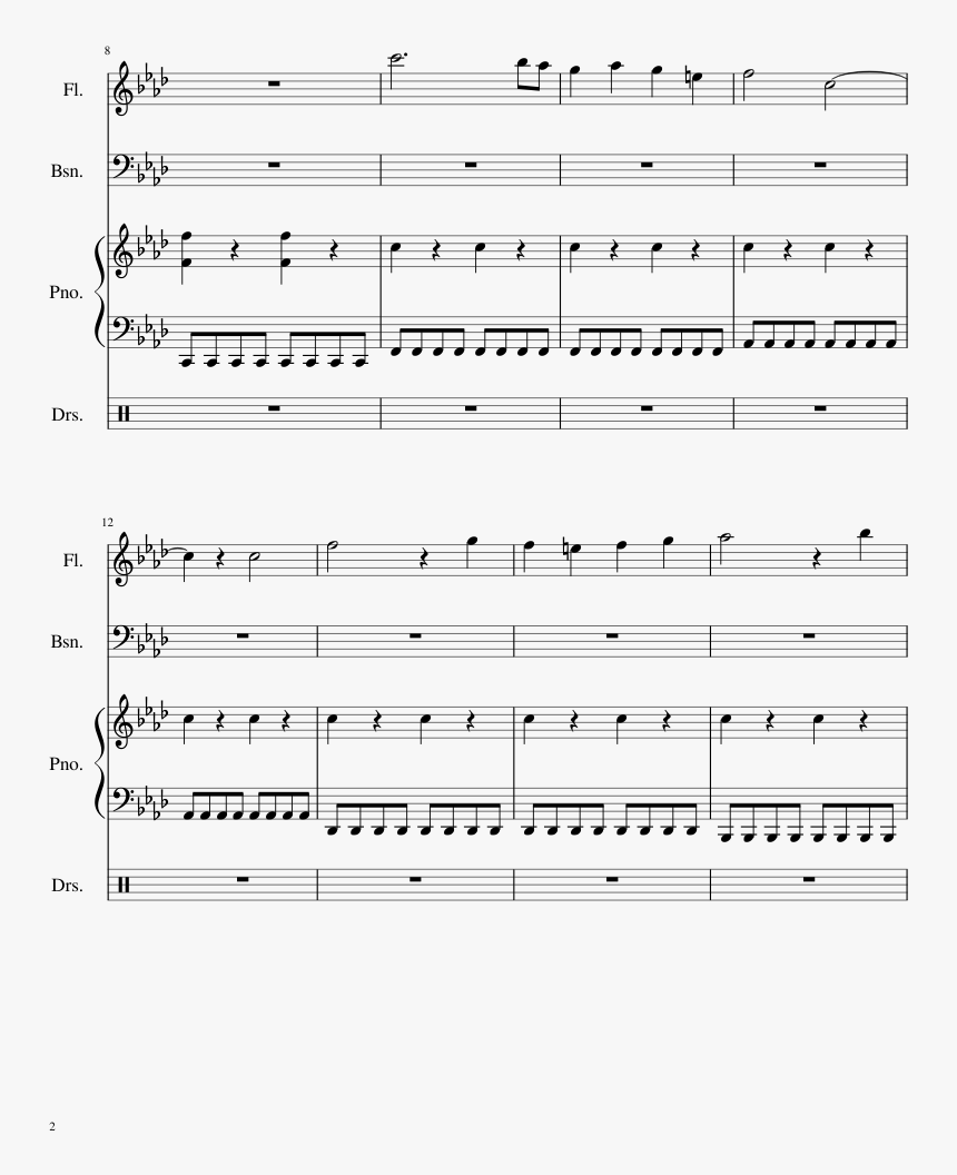 Cello Sheet Music, HD Png Download