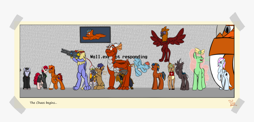 The Chaos Has Begun, @ask Emerald Rook Pioneer S Reaction - Cartoon, HD Png Download