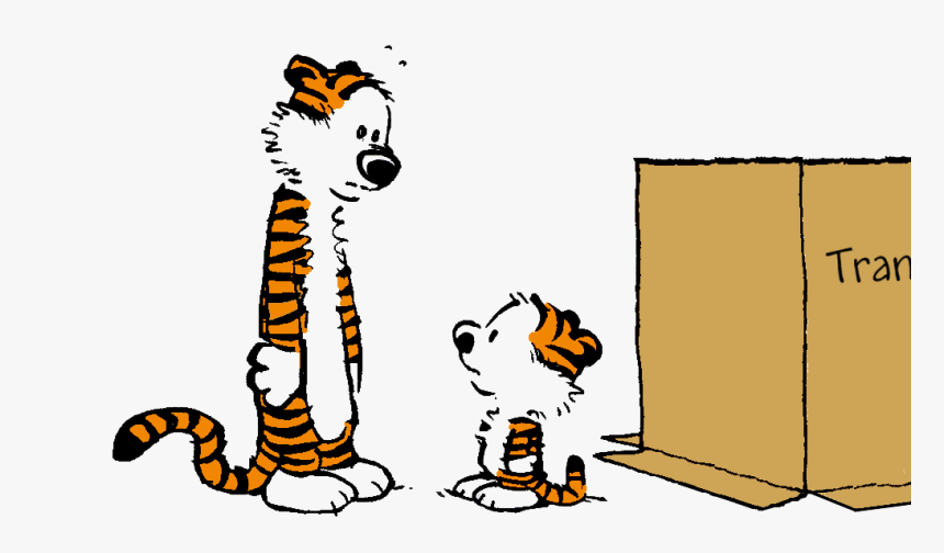 Download Calvin And Hobbes Png Hd For Designing Work - Calvin And Hobbes Cat, Transparent Png
