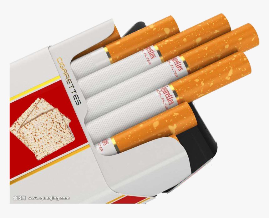 Cigarettes On White Background, HD Png Download