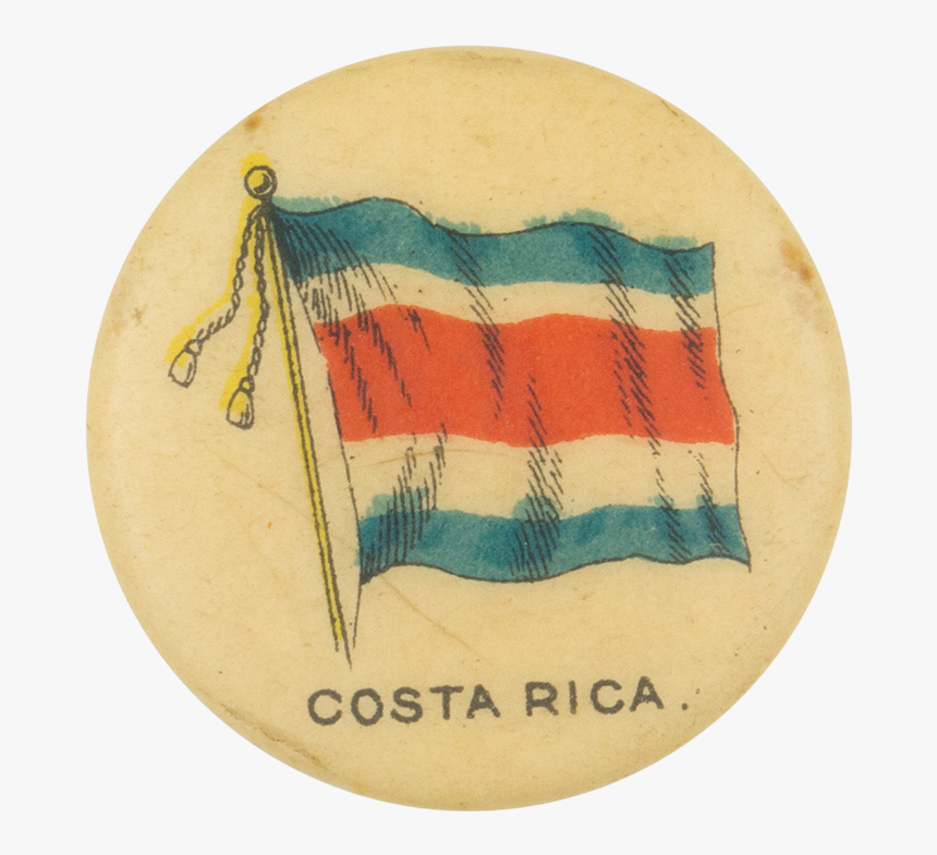 Costa Rica Flag Advertising Button Museum - Emblem, HD Png Download