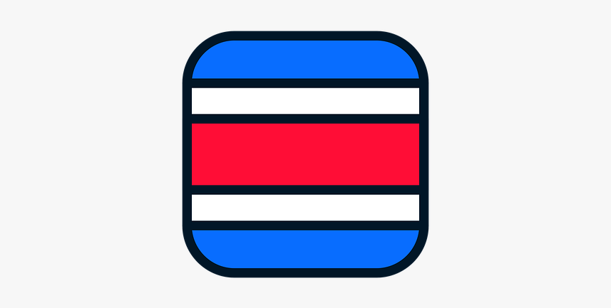 Costa Rica, Costa Rica Icon, Costa Rica Flag - Costa Rica Flag Icon, HD Png Download
