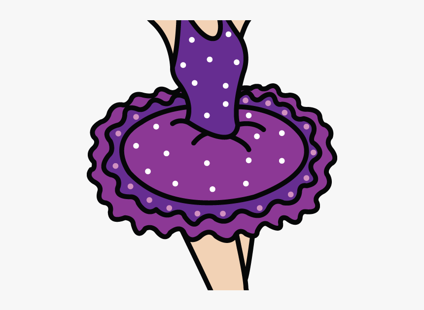 Easy Cartoon Ballerina Drawing, HD Png Download