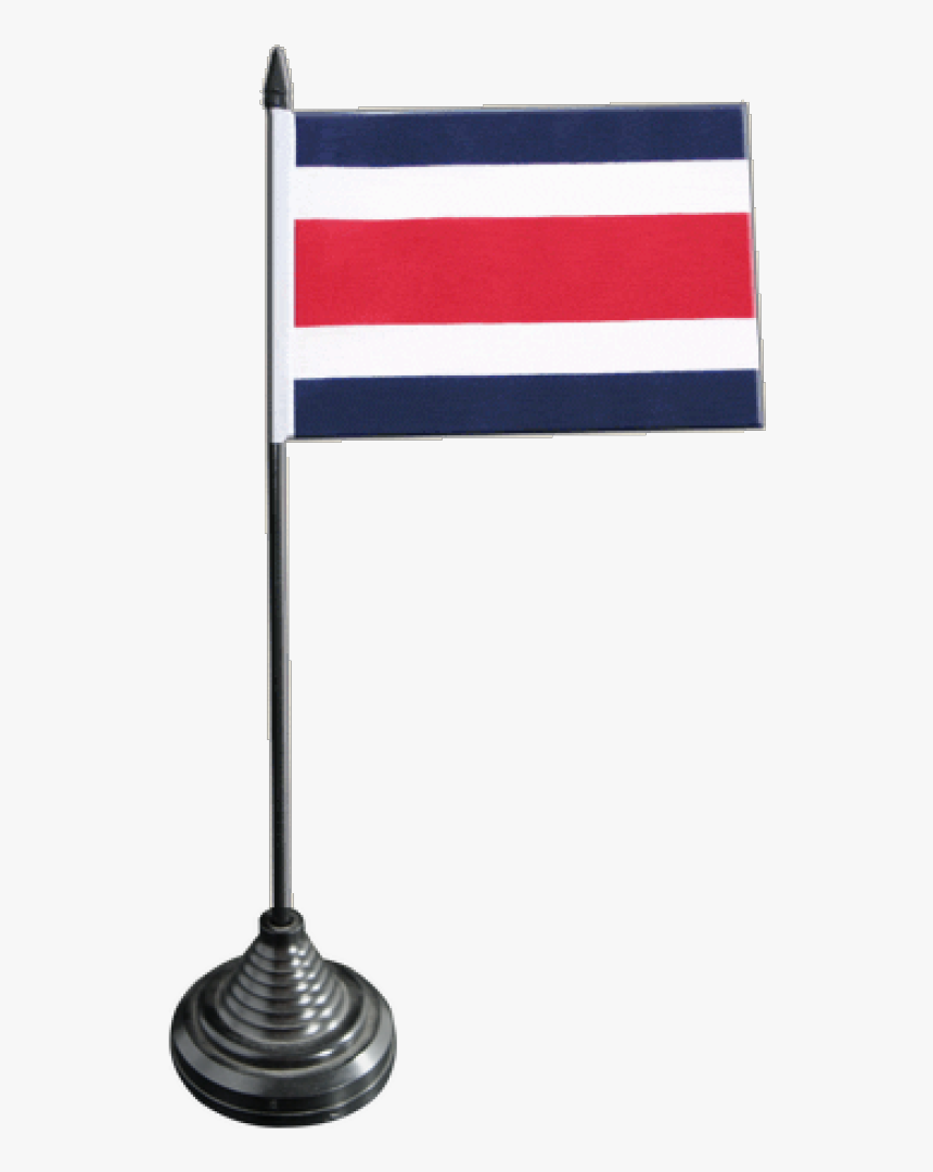 Costa Rica Without Coat Of Arms Table Flag - Flag, HD Png Download