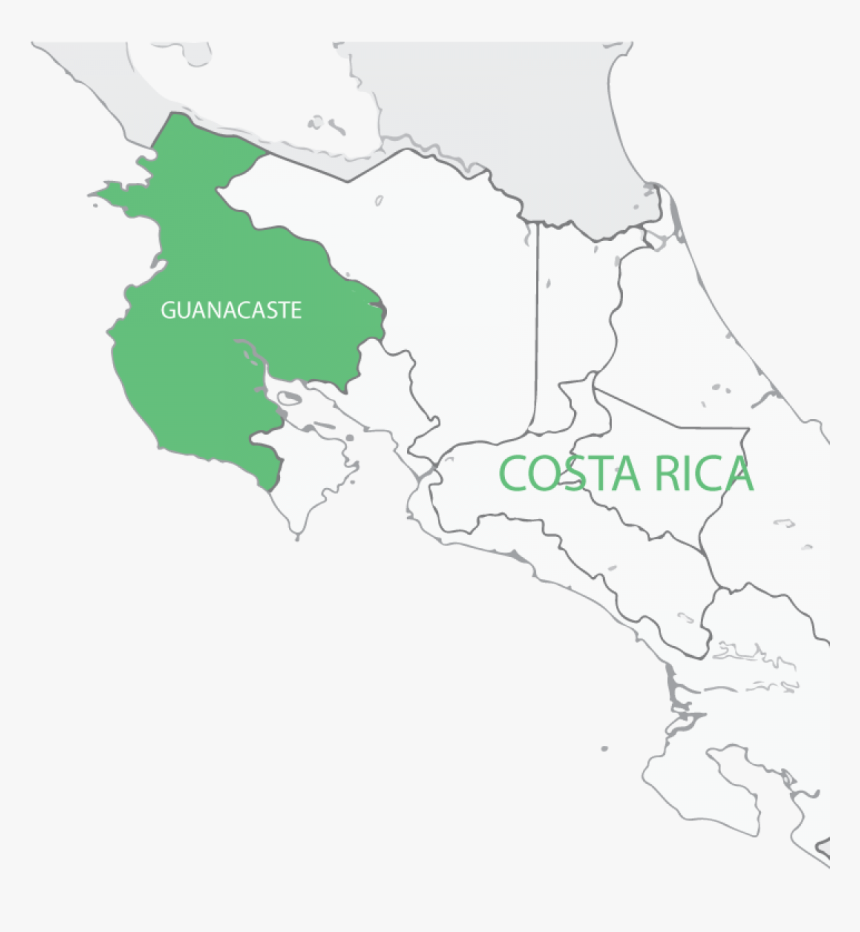 Vector Map No Flag - Costa Rica Map No Background, HD Png Download