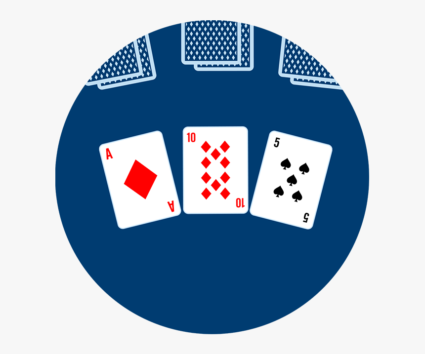 Transparent Hand Of Playing Cards Clipart - Poker, HD Png Download