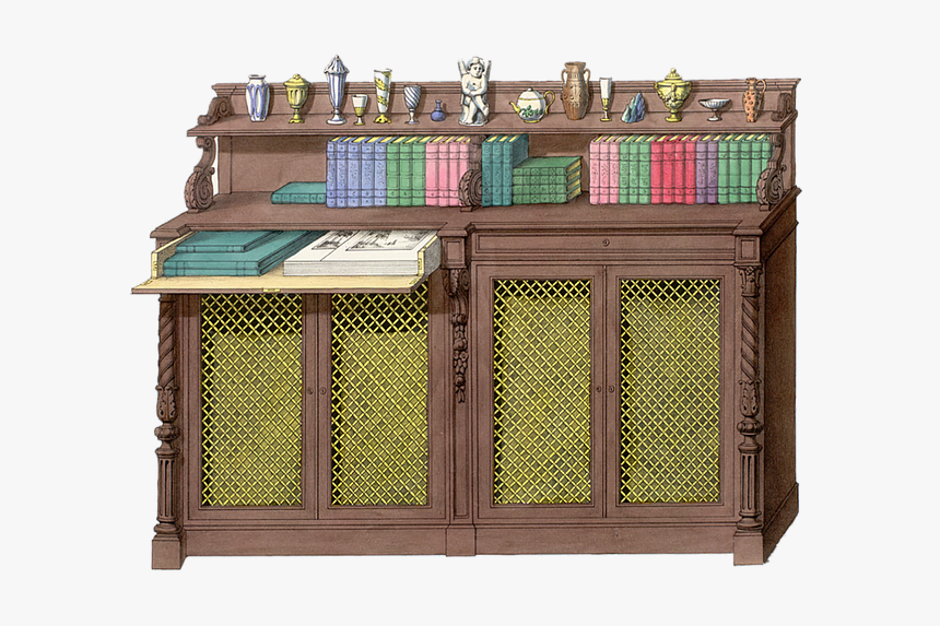 Bookcase, Vintage, Antique, Old, History, Book, Write - Washington, D.c., HD Png Download
