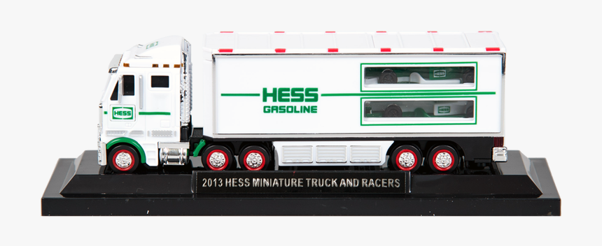 2013 Hess Mini 18-wheeler And Racecars - Train, HD Png Download