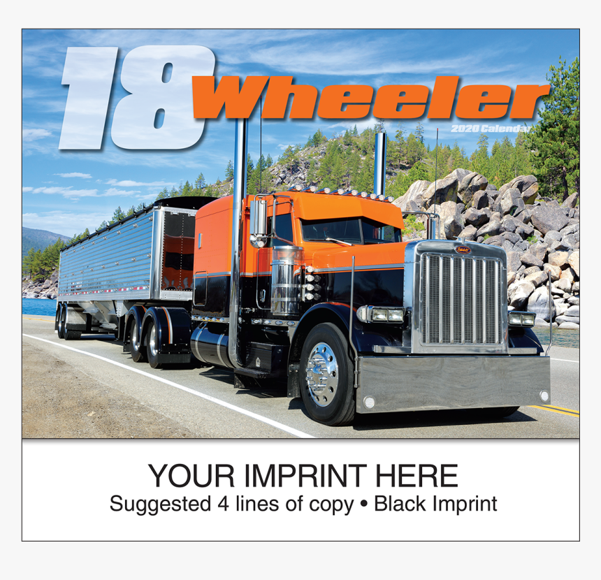 Picture Of 18 Wheeler Wall Calendar - Calendar, HD Png Download