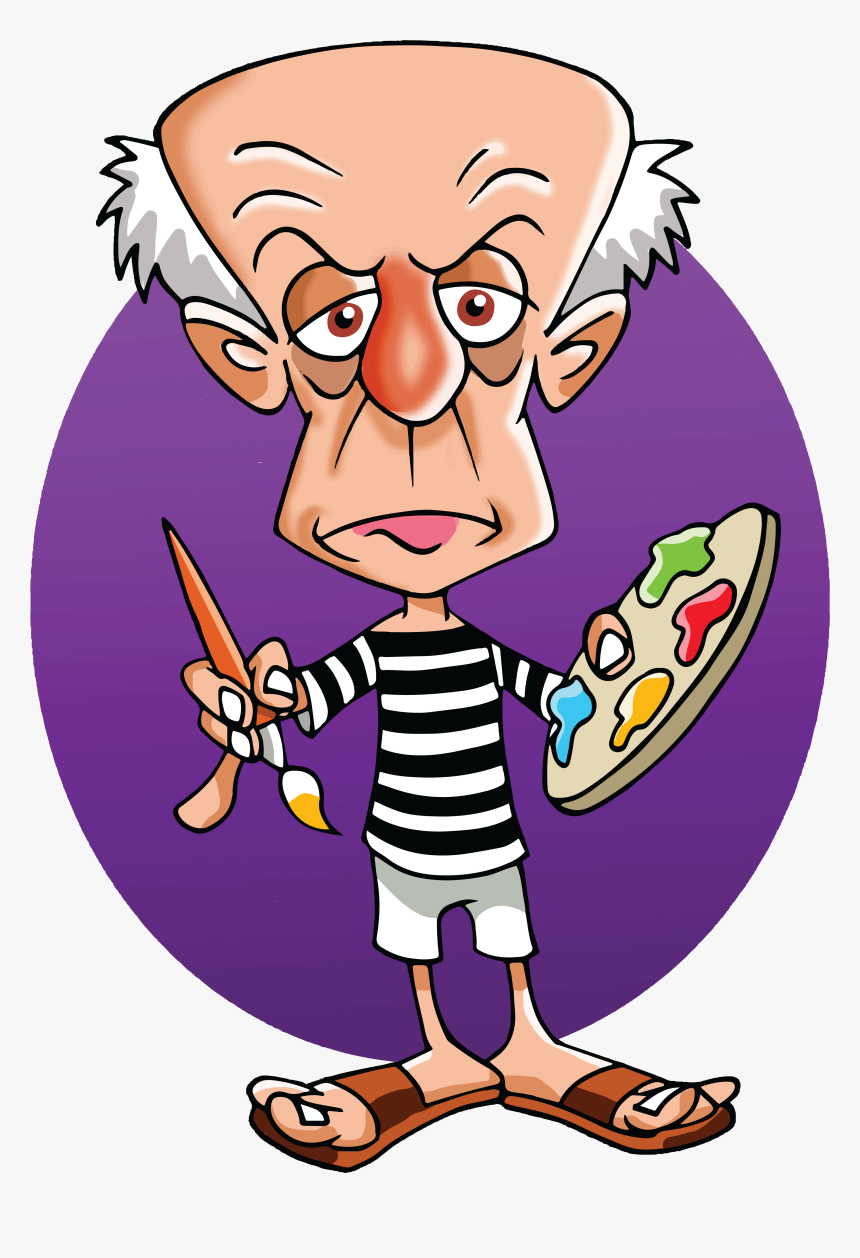Eps Pablo Picasso Cartoon Caricature - Halten Und Parken Verboten, HD Png Download