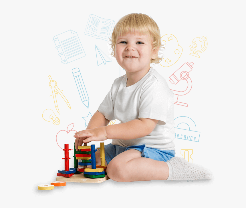 Transparent Kids Sitting Png - School Nursery Children Png, Png Download