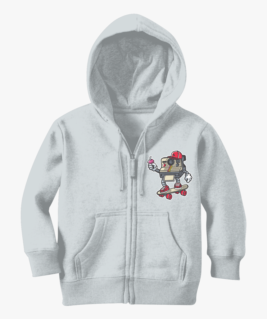 Polaroid ﻿classic Kids Zip Hoodie - Hoodie, HD Png Download