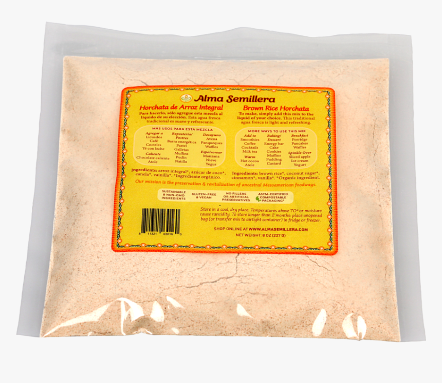 Brown Rice Horchata Drink Mix - Maida Flour, HD Png Download