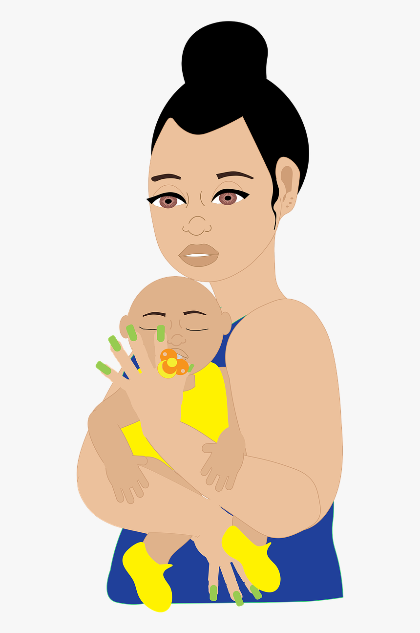 Baby, Kid, Child, Children, Cute, Sleep, Girl, Adorable - Cartoon, HD Png Download