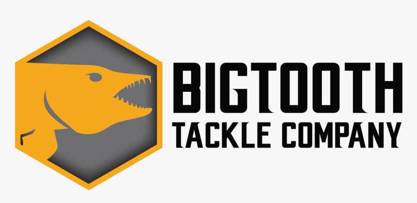Bigtooth Logo Horizontal-01 - Bigtooth Tackle Logo, HD Png Download