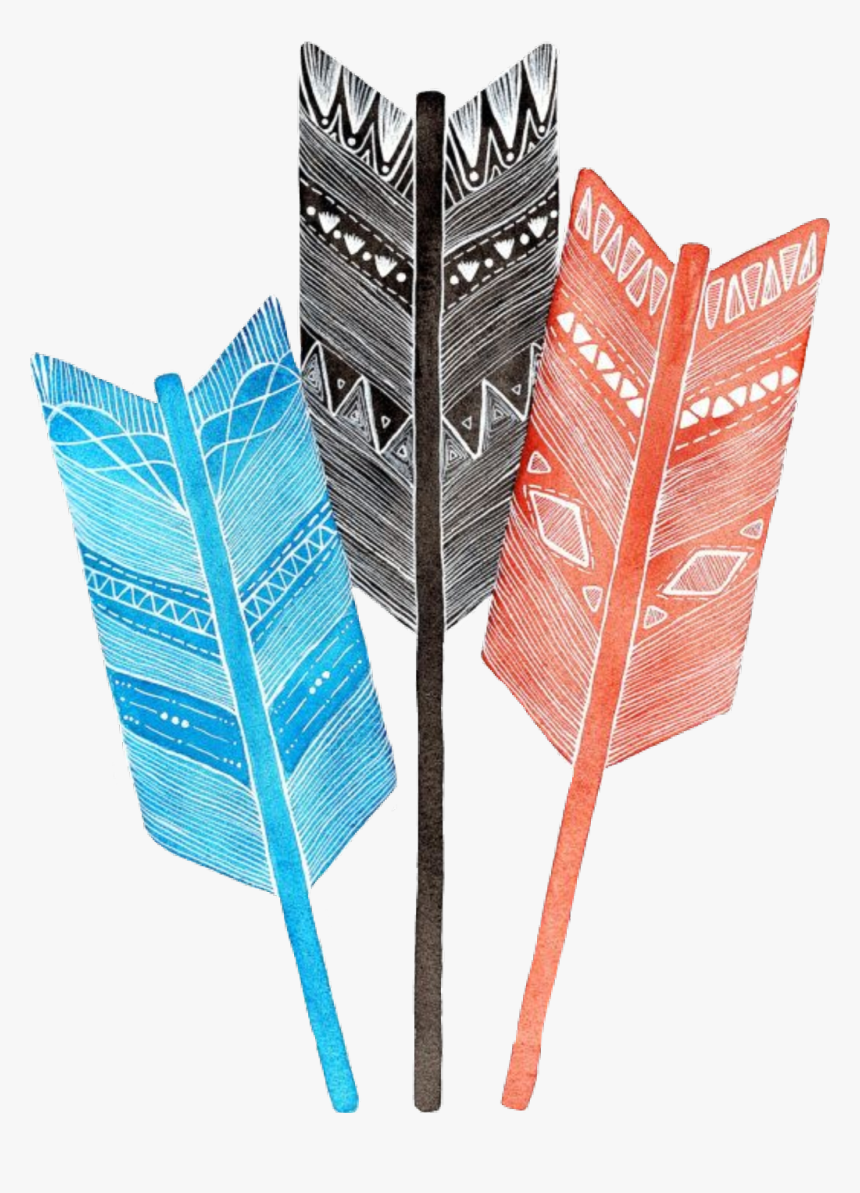 #indian #arrow #pattern - Watercolour Painting Archery, HD Png Download