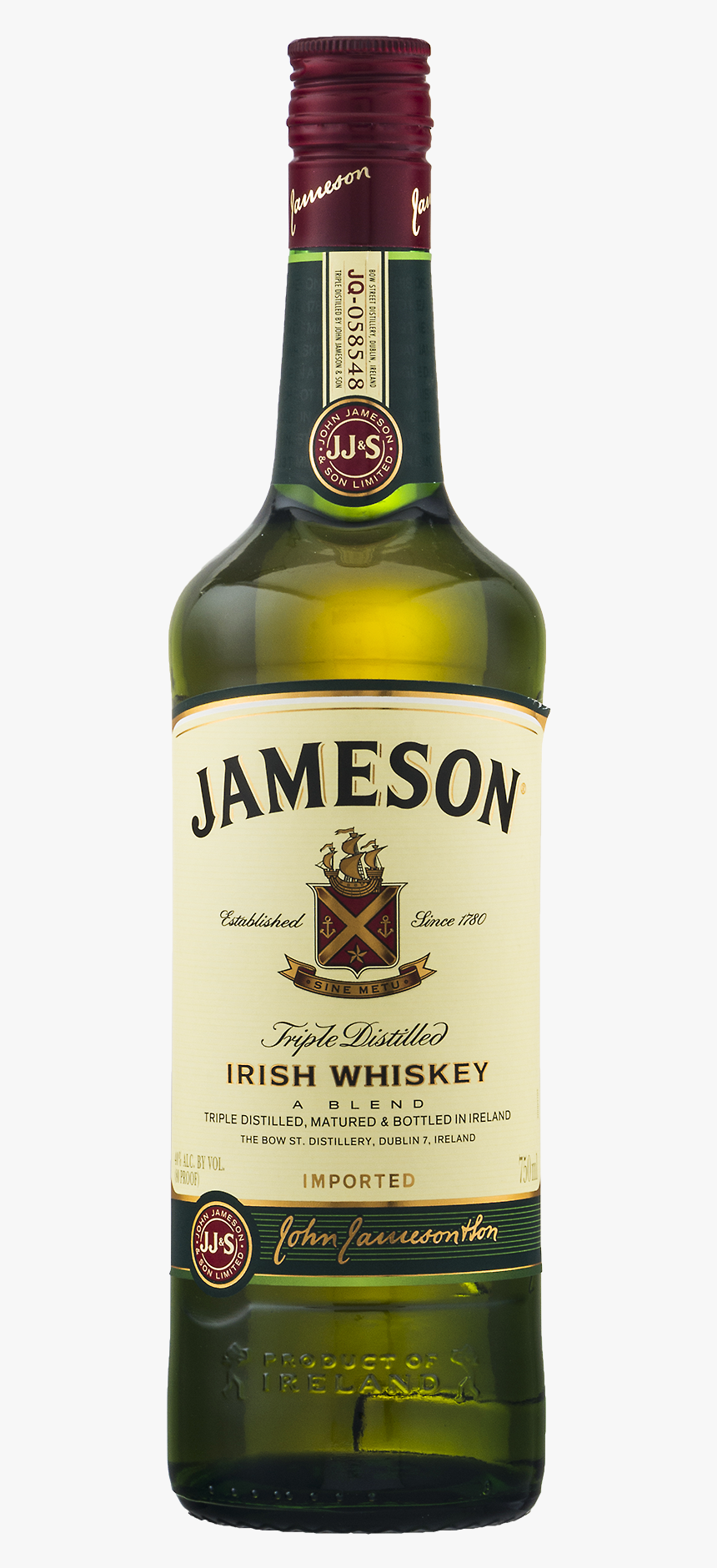 Jameson Old Bottle, HD Png Download