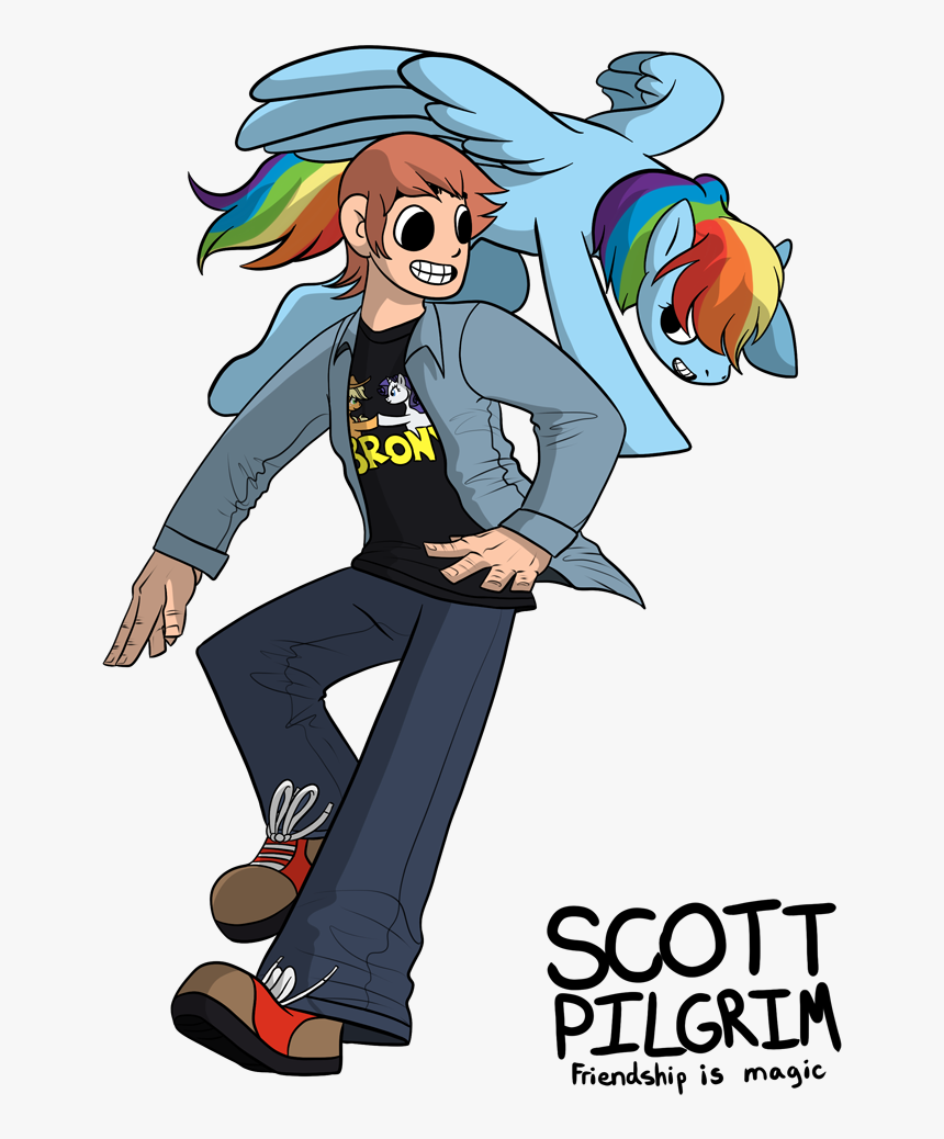 Friendship Is Magic - Scott Pilgrim Mlp, HD Png Download