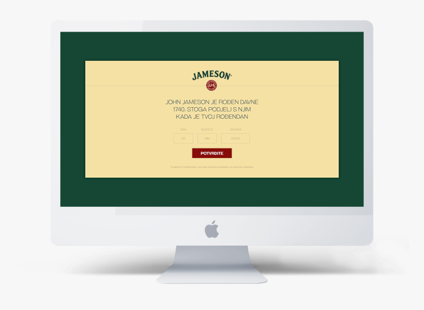 Jameson Mockup - Computer Monitor, HD Png Download