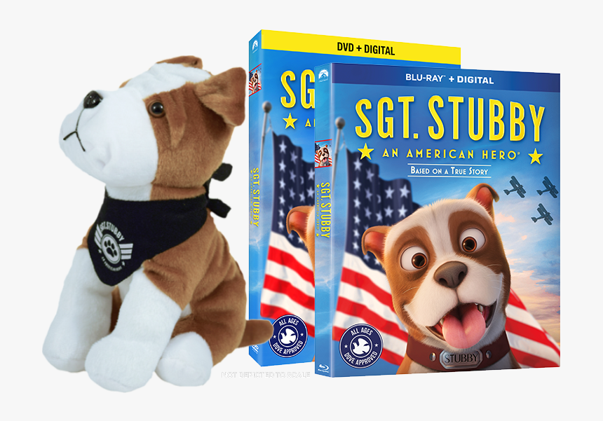 Transparent Target Dog Png - Sgt Stubby An American Hero Poster, Png Download