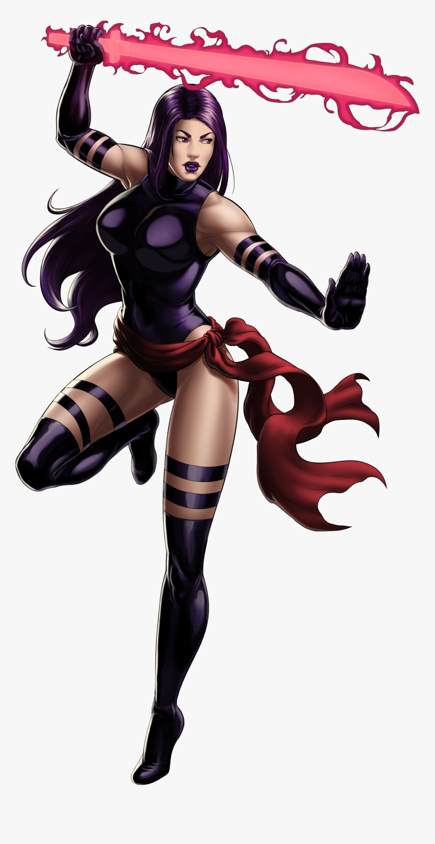 Elizabeth Braddock - Psylocke Marvel Avengers Alliance, HD Png Download