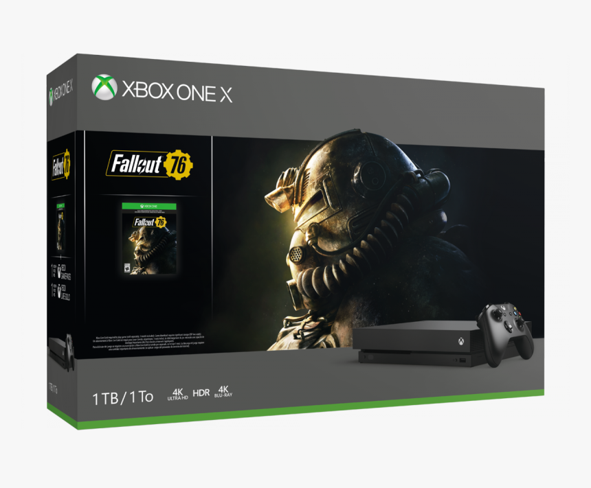Xbox One X Fallout 76, HD Png Download