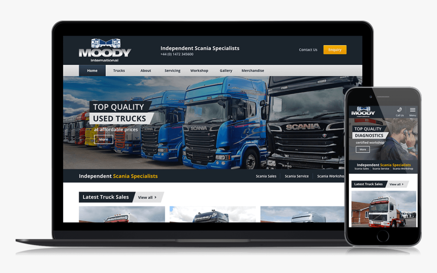 Moody International - Trailer Truck, HD Png Download