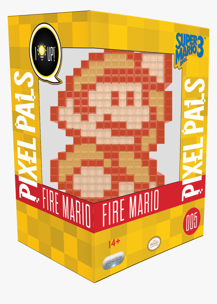 Fire Mario Pixel Pals - Luigi Super Mario Bros 3, HD Png Download