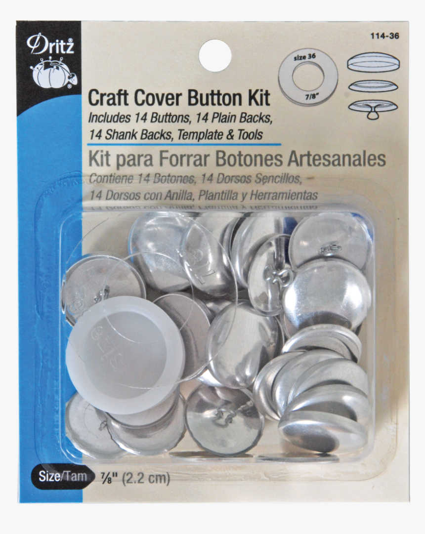 Covered Button Dritz, HD Png Download