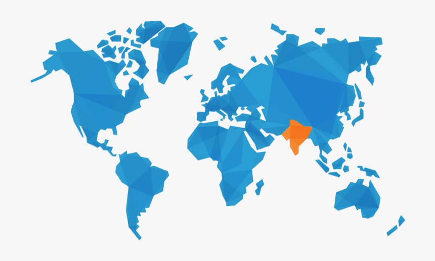 Payment Gateway India - Latam In World Map, HD Png Download
