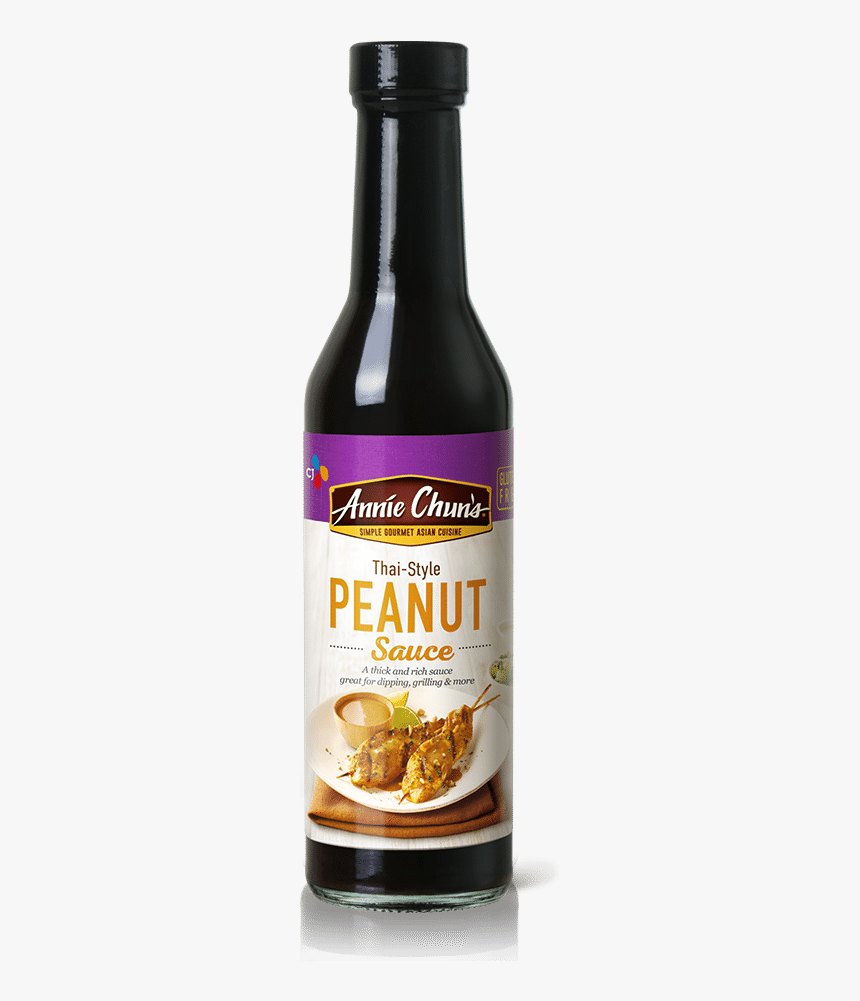 Annie Chun S Thai-style Peanut Sauce Bottle - Annie Chun Teriyaki Sauce, HD Png Download