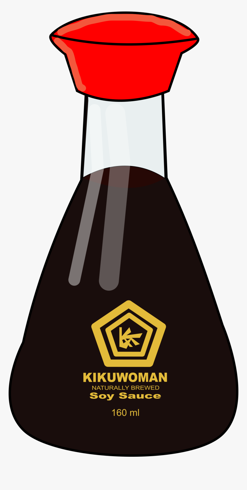Ketchup Clipart Soy Sauce - Soy Sauce Clipart, HD Png Download