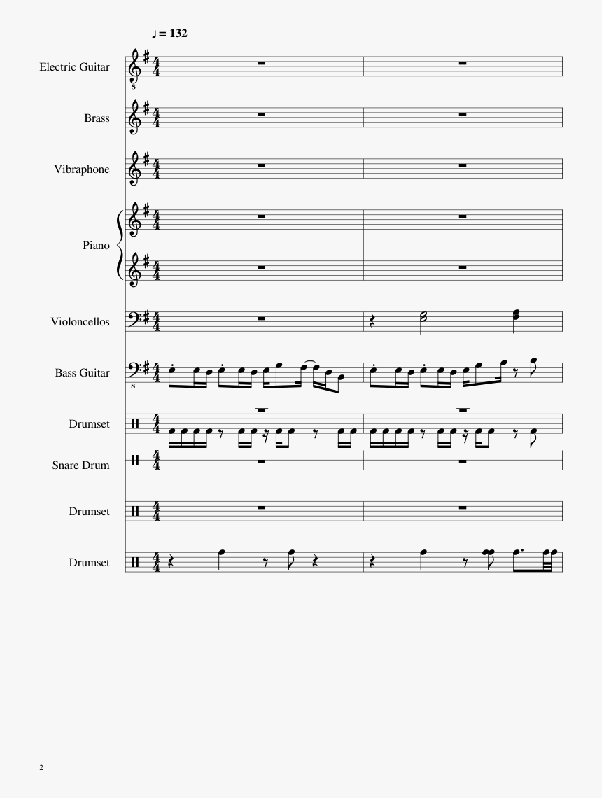 Street Fighter Hadouken Theme Partitura, HD Png Download