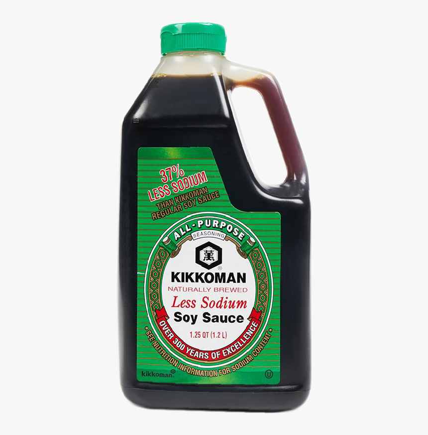 Kikkoman Soy Sauce Less Sodium, HD Png Download