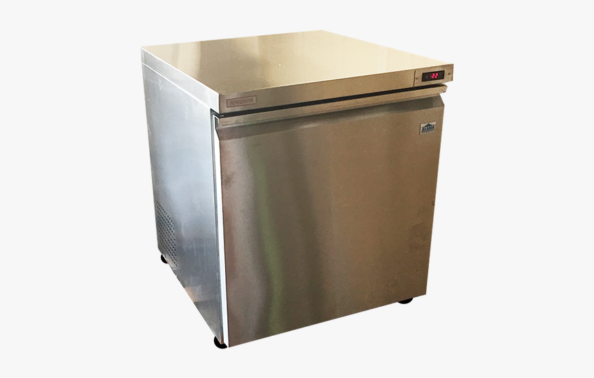 Alamo 1 Door Under Counter Stainless Steel Refrigerator - Plywood, HD Png Download