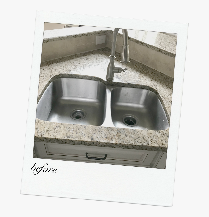 Before Kitchen Sink Remodel - Kitchen Sink, HD Png Download