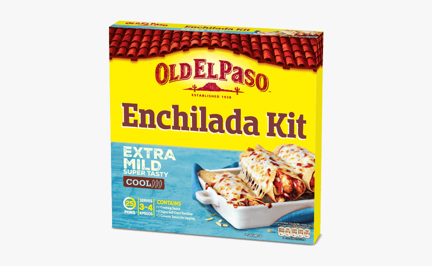 Enchilada Kit Extra Mild - Mild Enchilada Old El Paso, HD Png Download