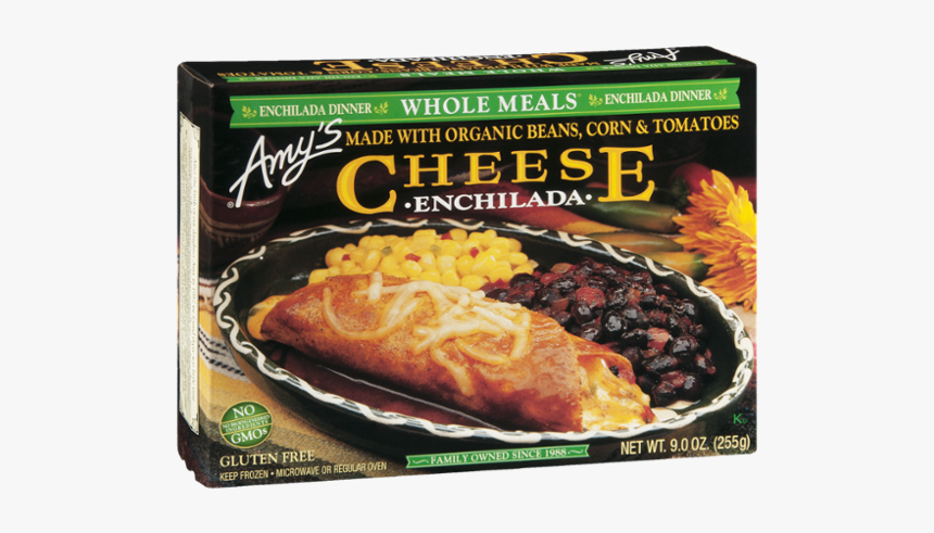 Amy's Whole Meals Cheese Enchilada, HD Png Download