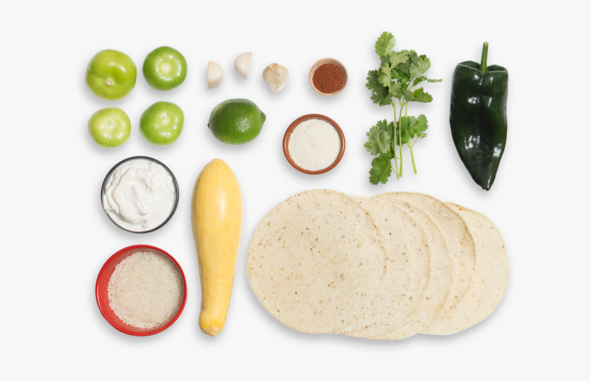 Enchiladas Suizas With Summer Squash, Poblano Pepper - Natural Foods, HD Png Download