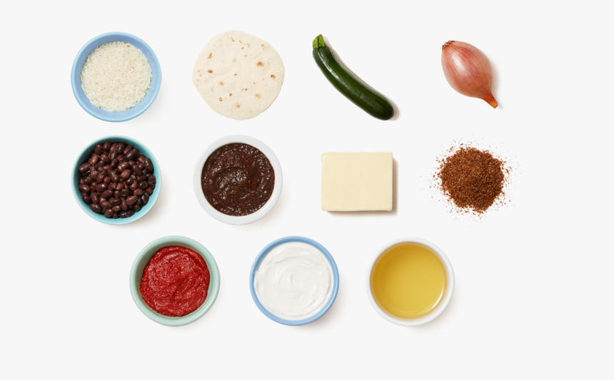 Zucchini & Black Bean Enchiladas With Creamy Ancho - Azuki Bean, HD Png Download