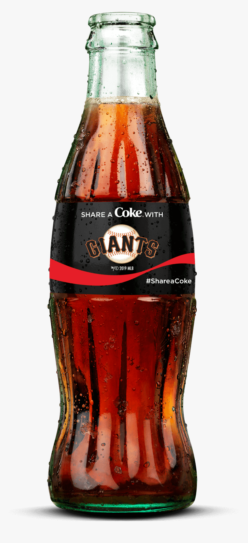 San Francisco Giants Brand Bottle - Notre Dame Coca Cola, HD Png Download